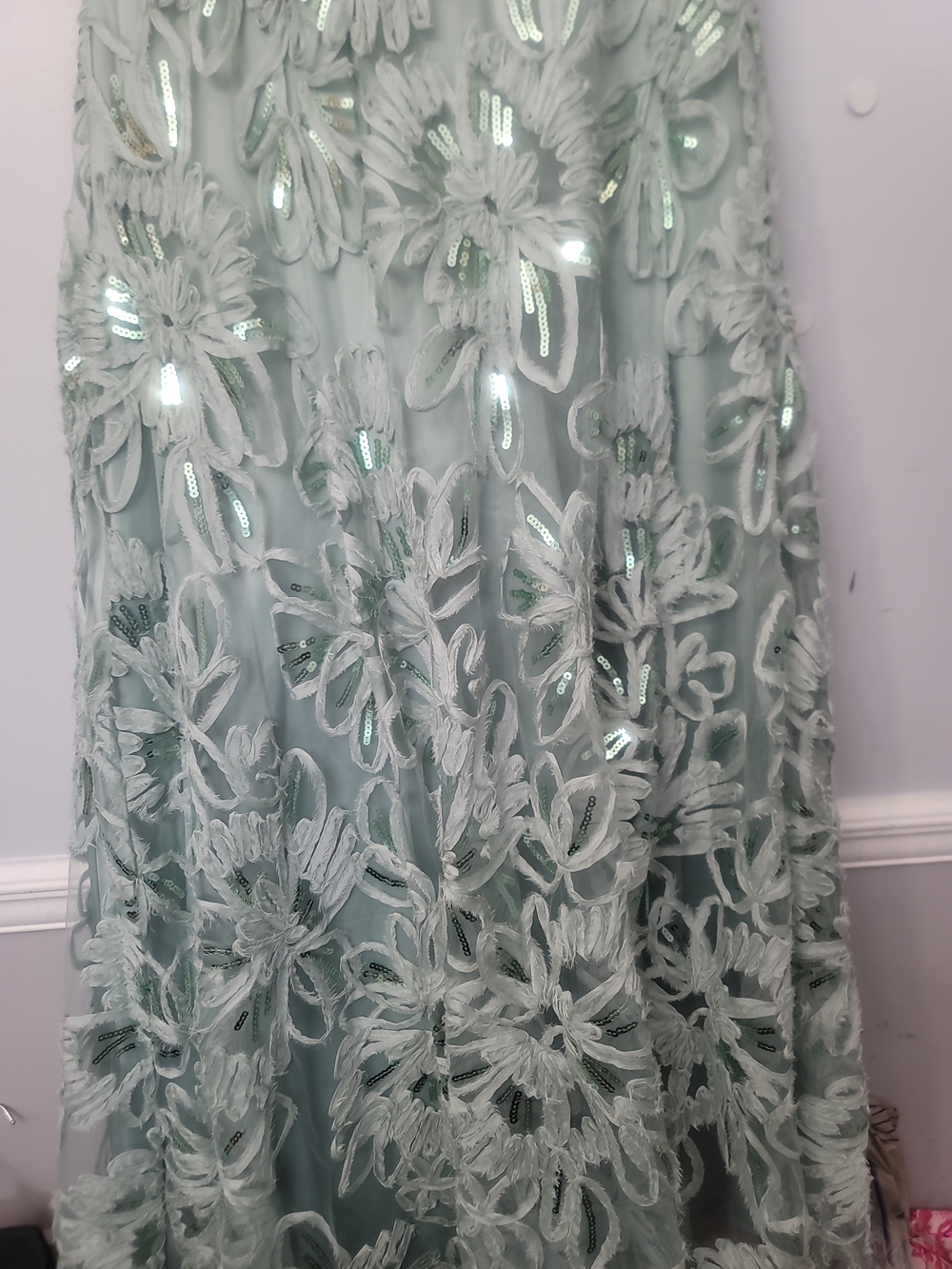 Eliza JWomen's V-Neck Ball Gown - Picture 7 of 14
